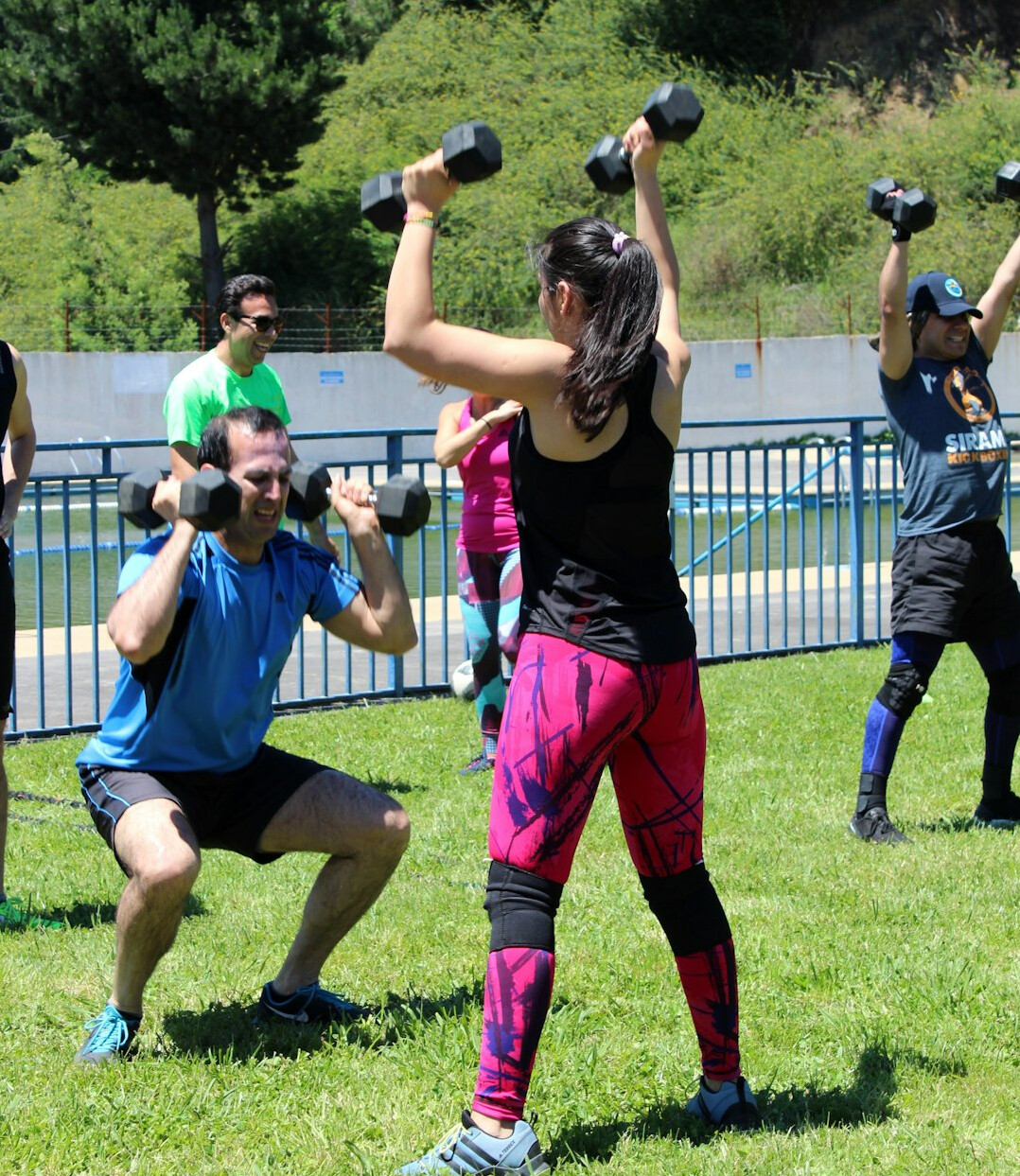 team building fitness session